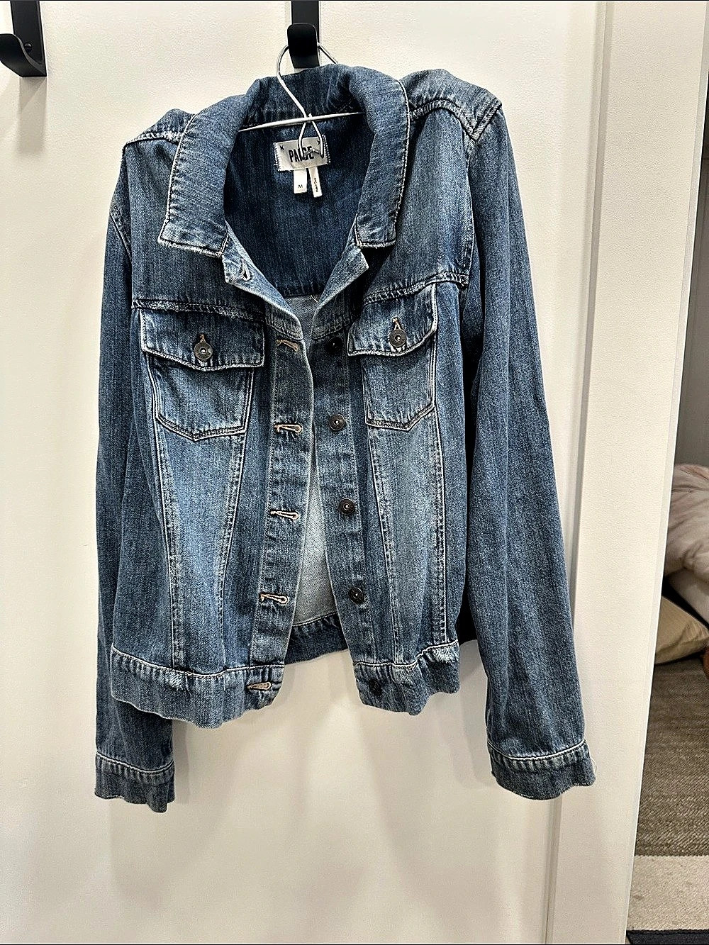 PAIGE Women's Denim Jean Jacket Size Medium